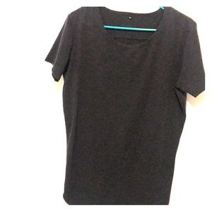 Grey alphalete scoop neck